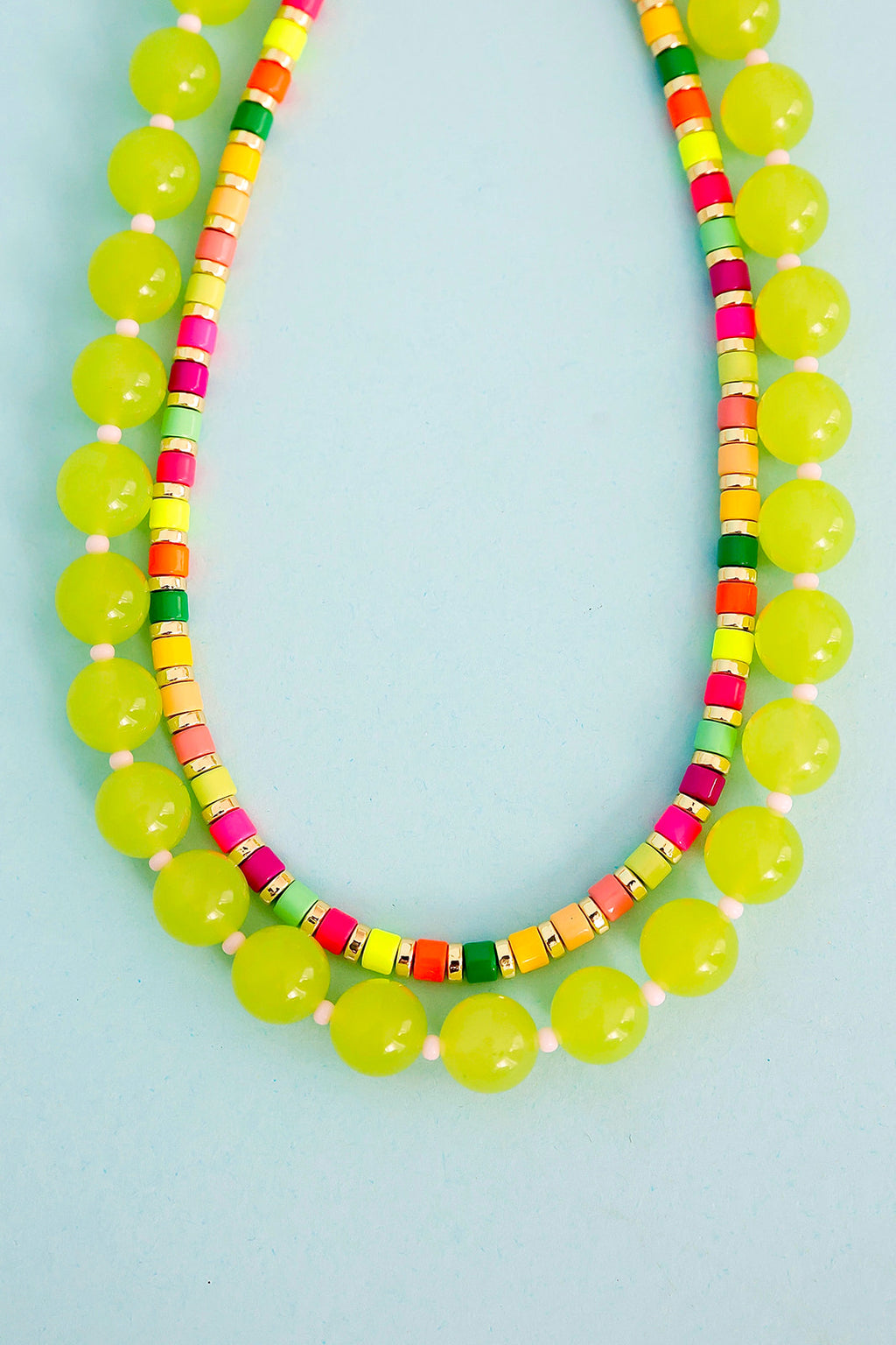 Electric Lime Necklace