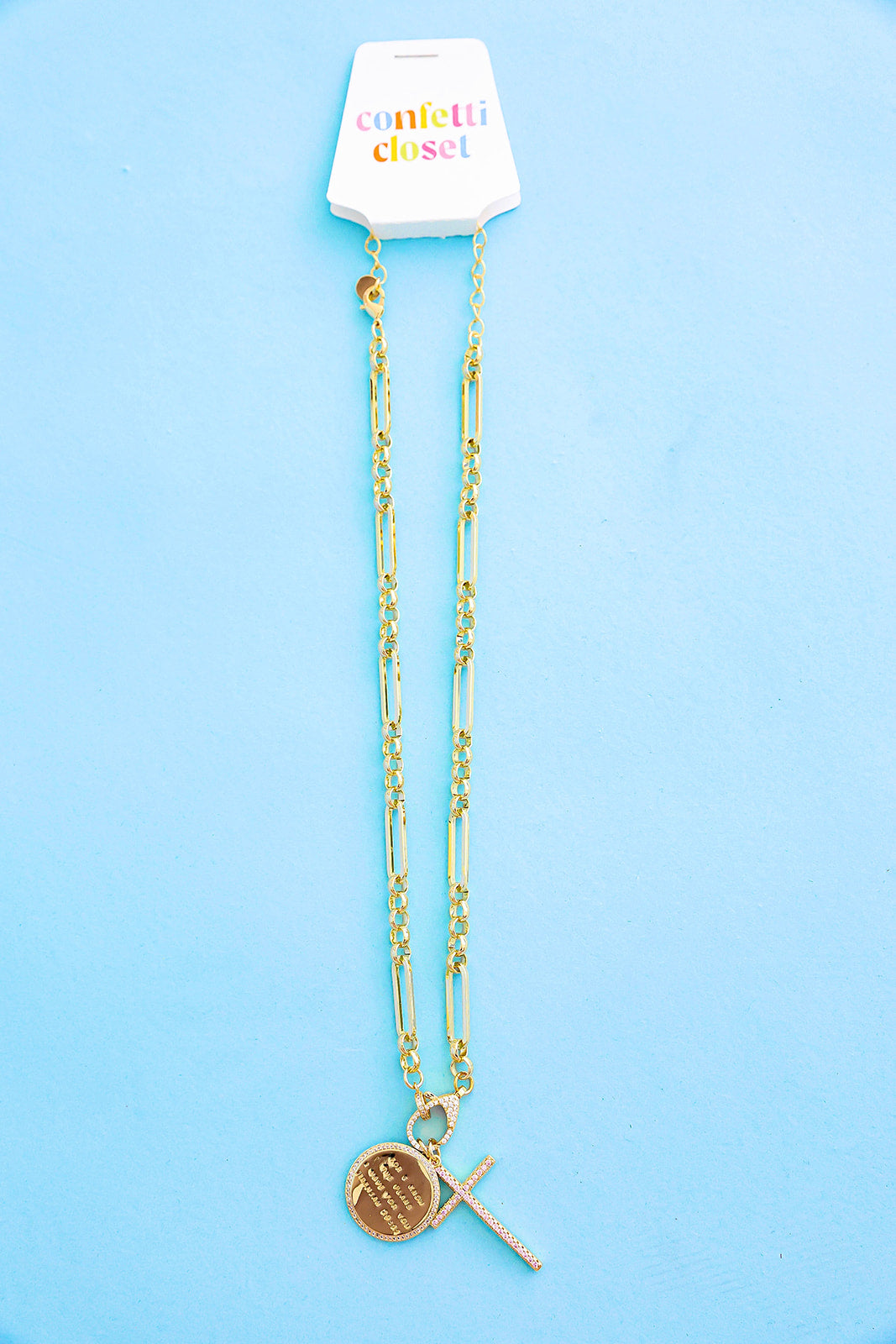 Jeremiah 29:11 Cross Necklace