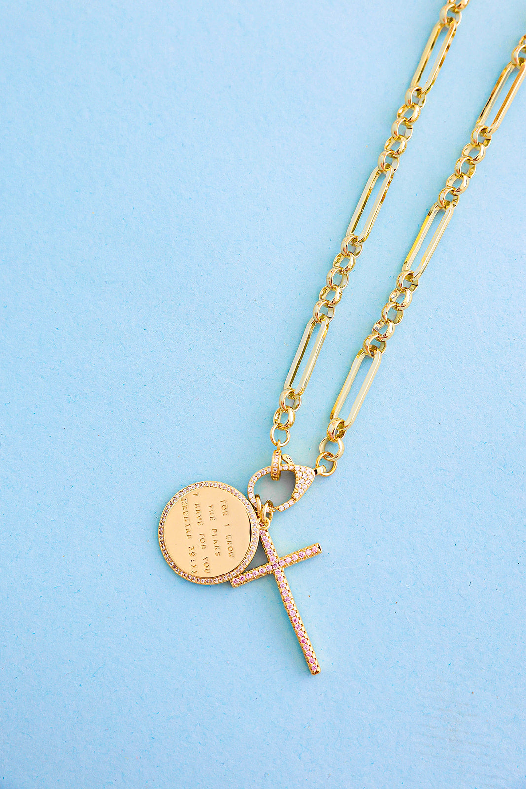 Jeremiah 29:11 Cross Necklace