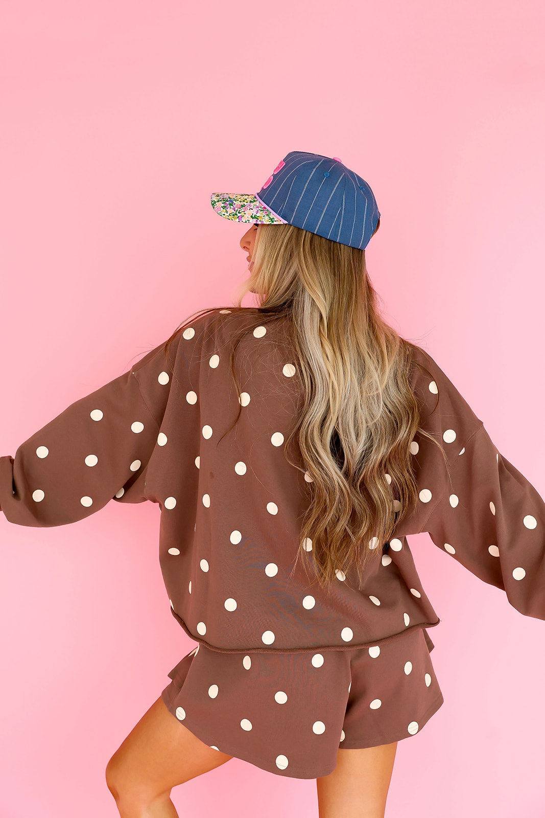 Mocha Mood Polka Dot Set