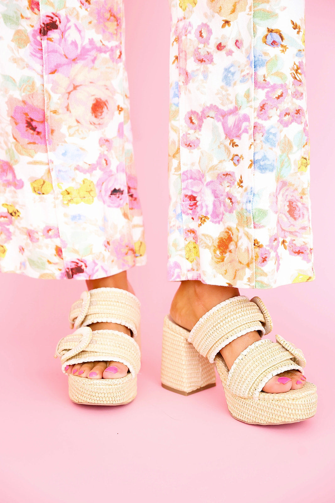 Sandy Shores Platform Heels