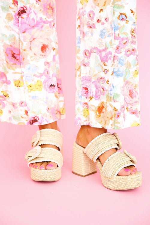 Sandy Shores Platform Heels