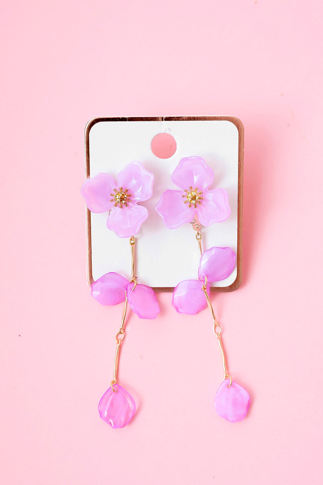 Bloom Babe Earrings- Purple