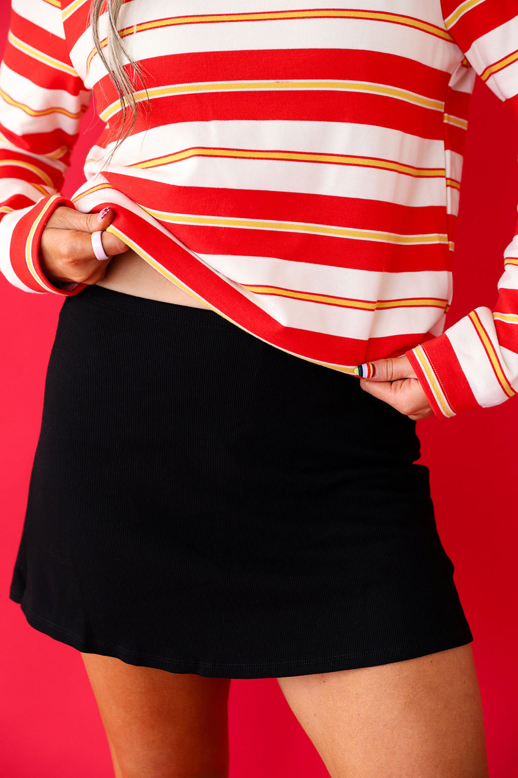 Pretty Little Plans Skort - Black