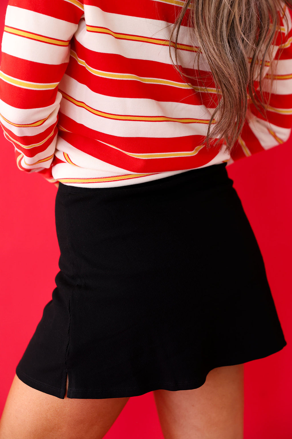 Pretty Little Plans Skort - Black