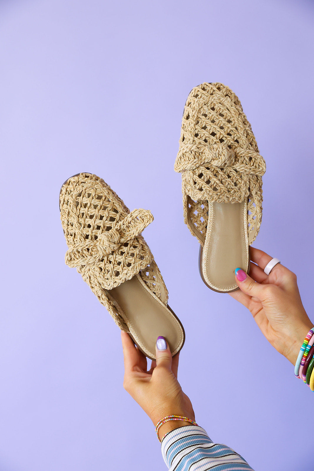 Knot Your Average Woven Mules