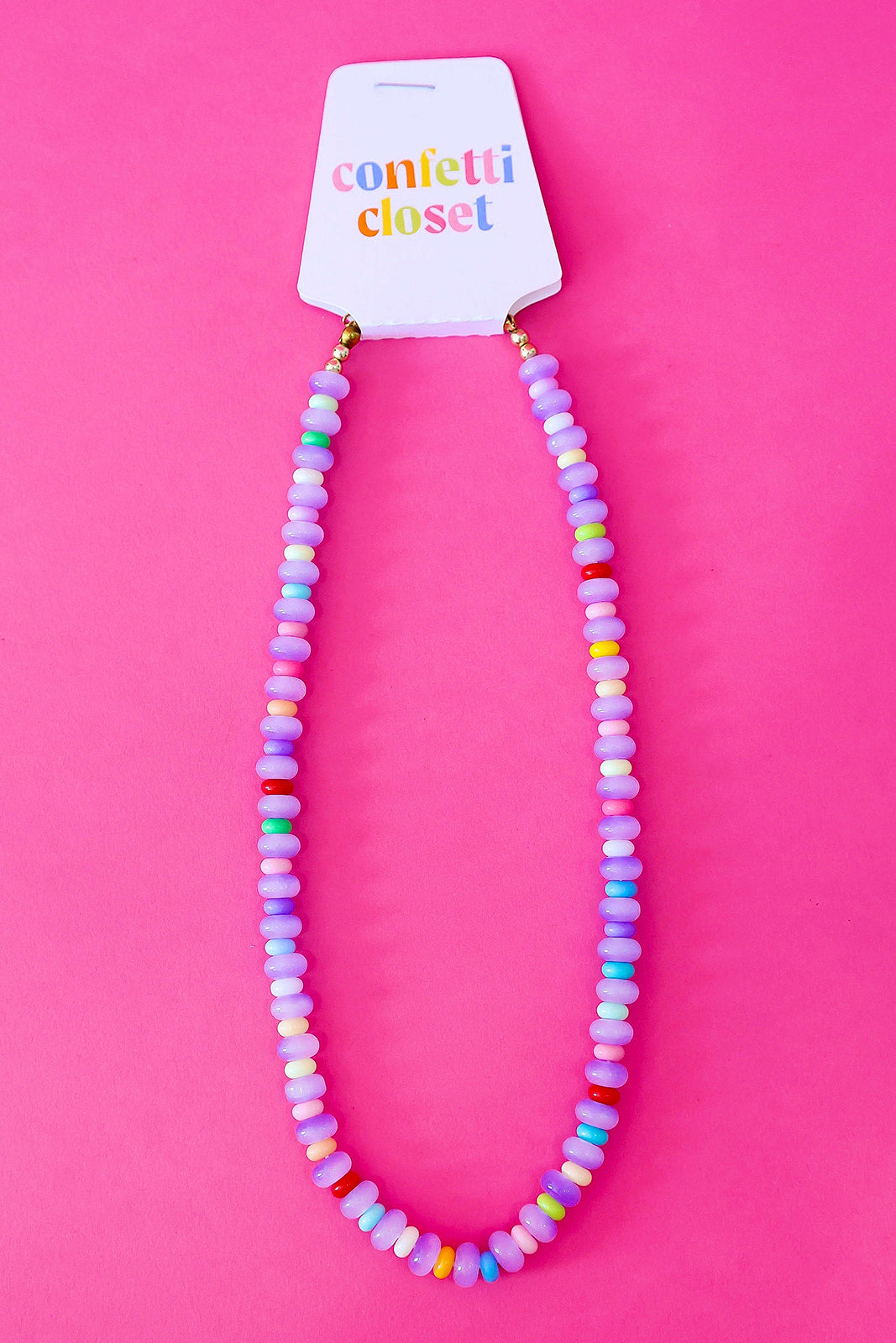 Tutti Frutti Necklace- Lavender