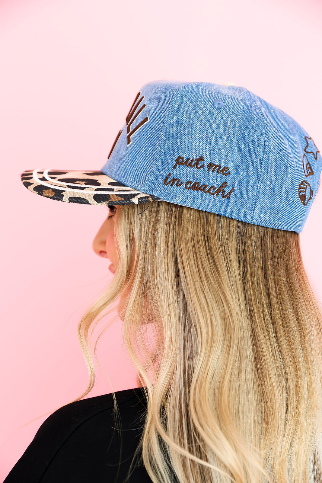 Baseball Mom Denim Hat