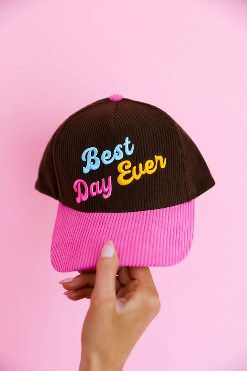 Best Day Ever Corduroy Hat