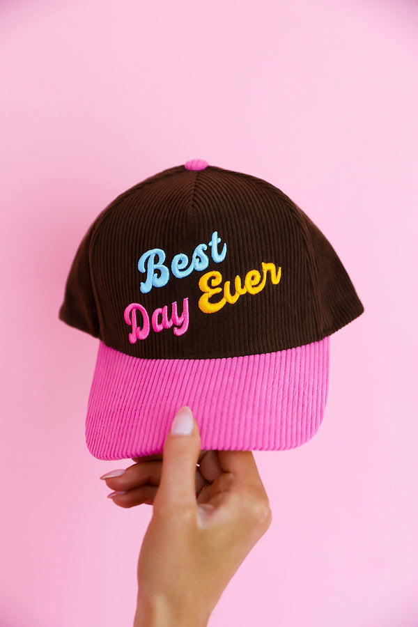 Best Day Ever Corduroy Hat