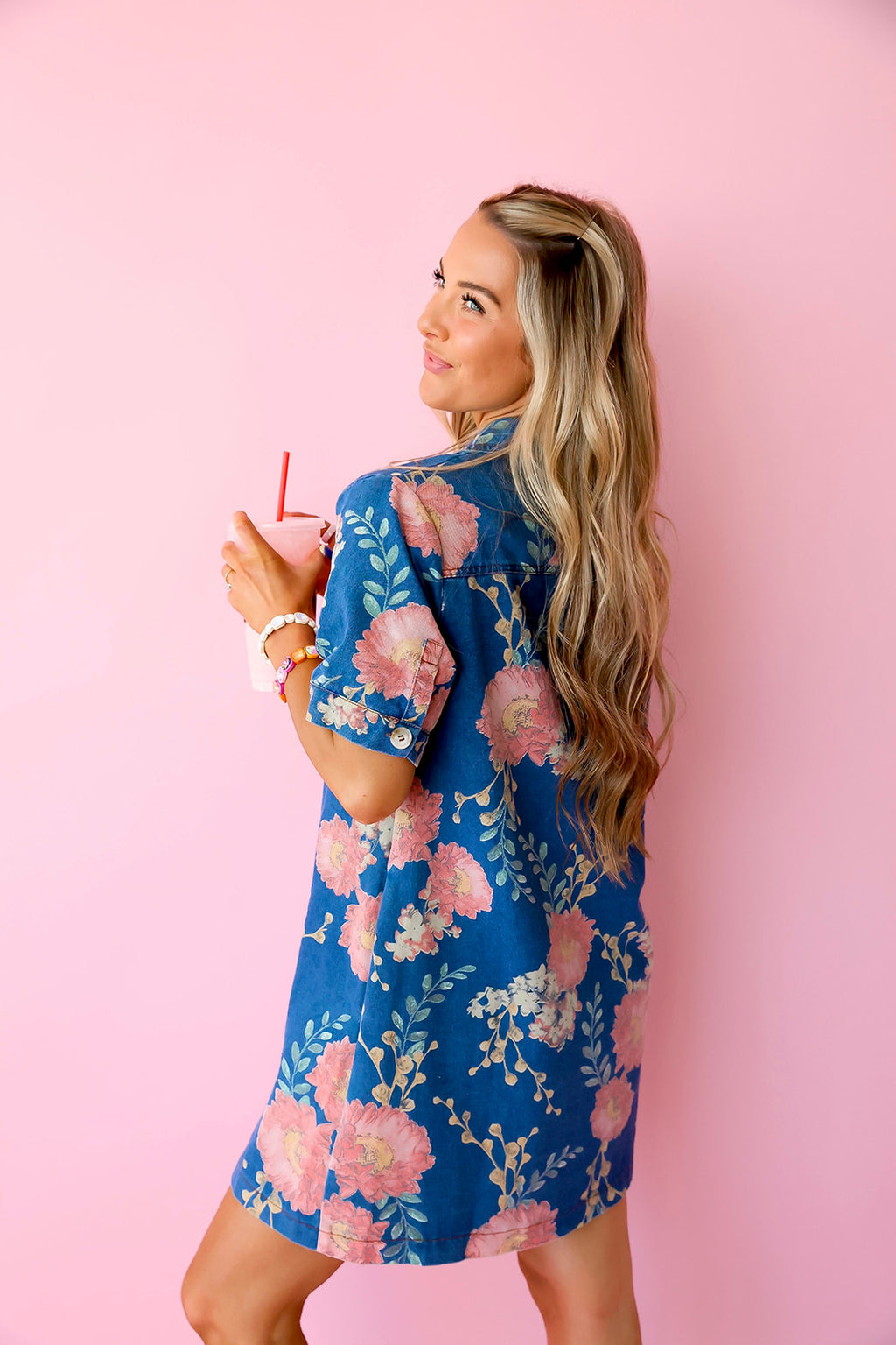 Blooming Bluebell Denim Dress