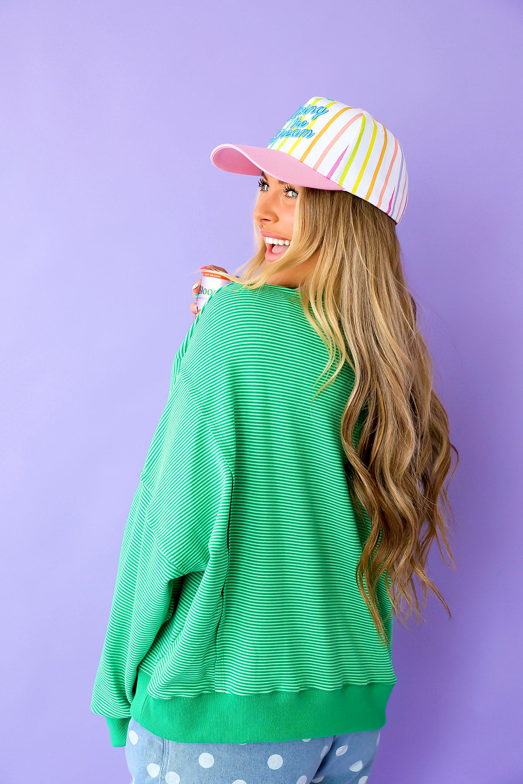 Blue Mood Crew - Lime/Green