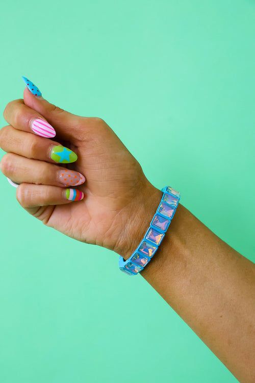Color Me Happy Bracelet-Blue
