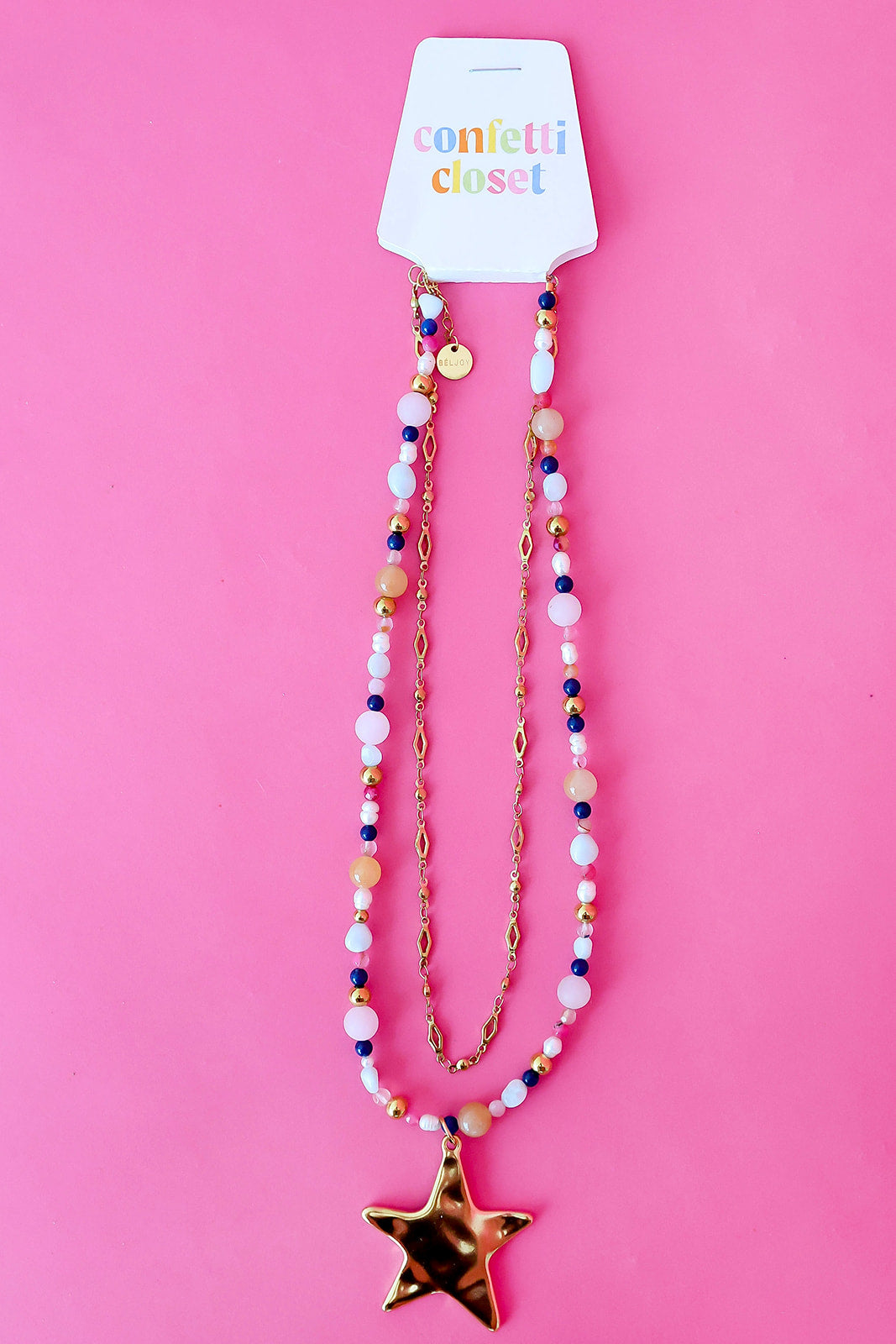 Blushing Star Layered Necklace