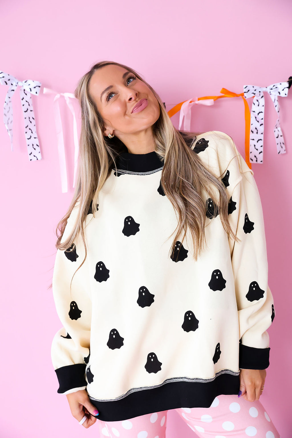 Boo Crew Reversible Mockneck