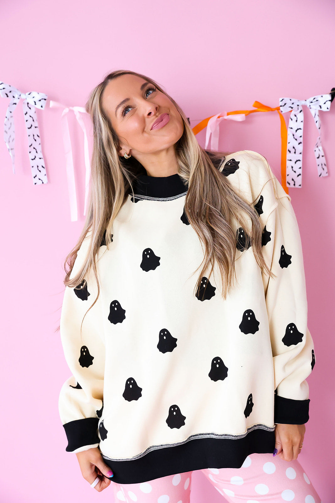 Boo Crew Reversible Mockneck