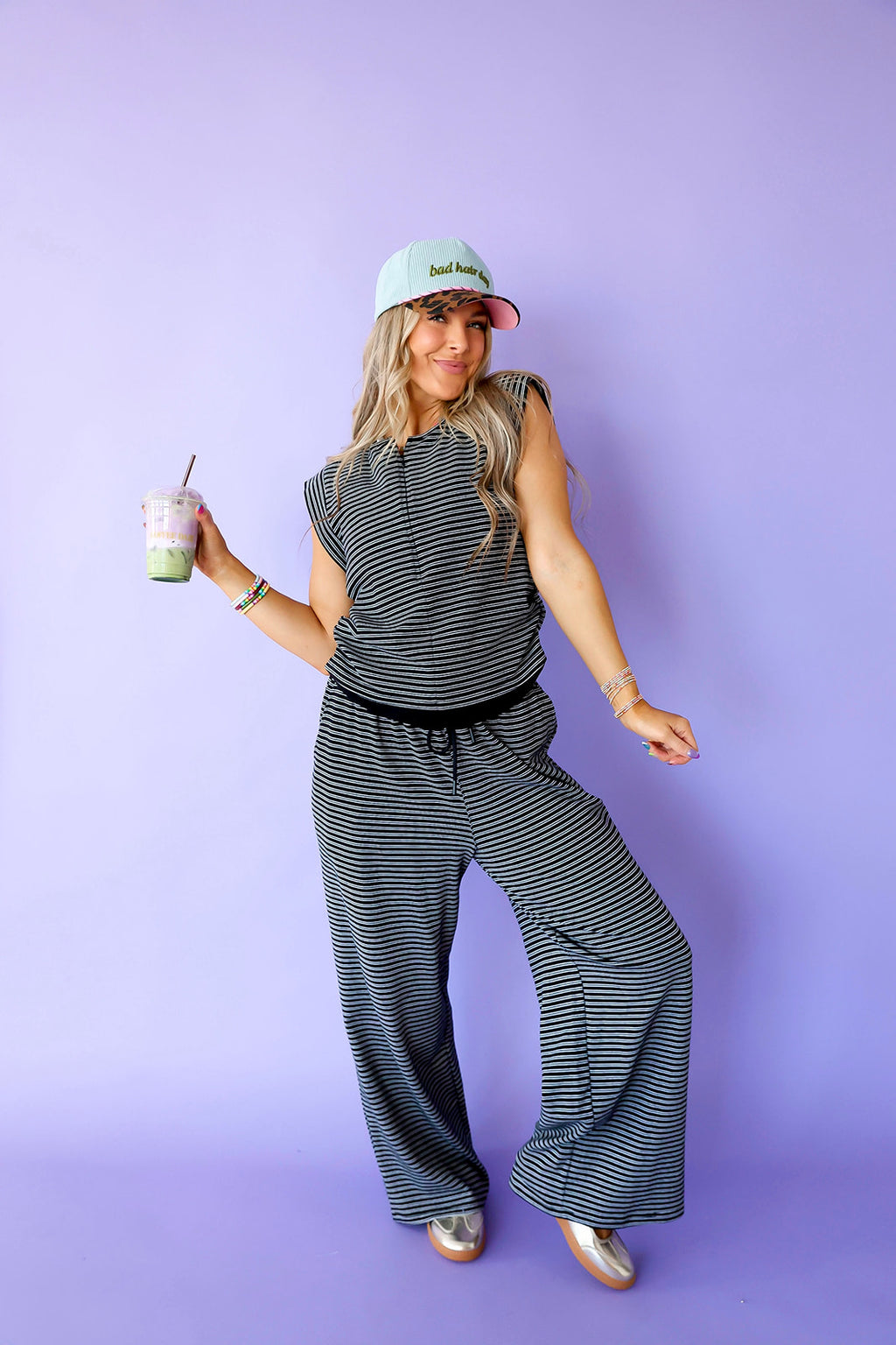 Booked & Unbothered Stripe Set