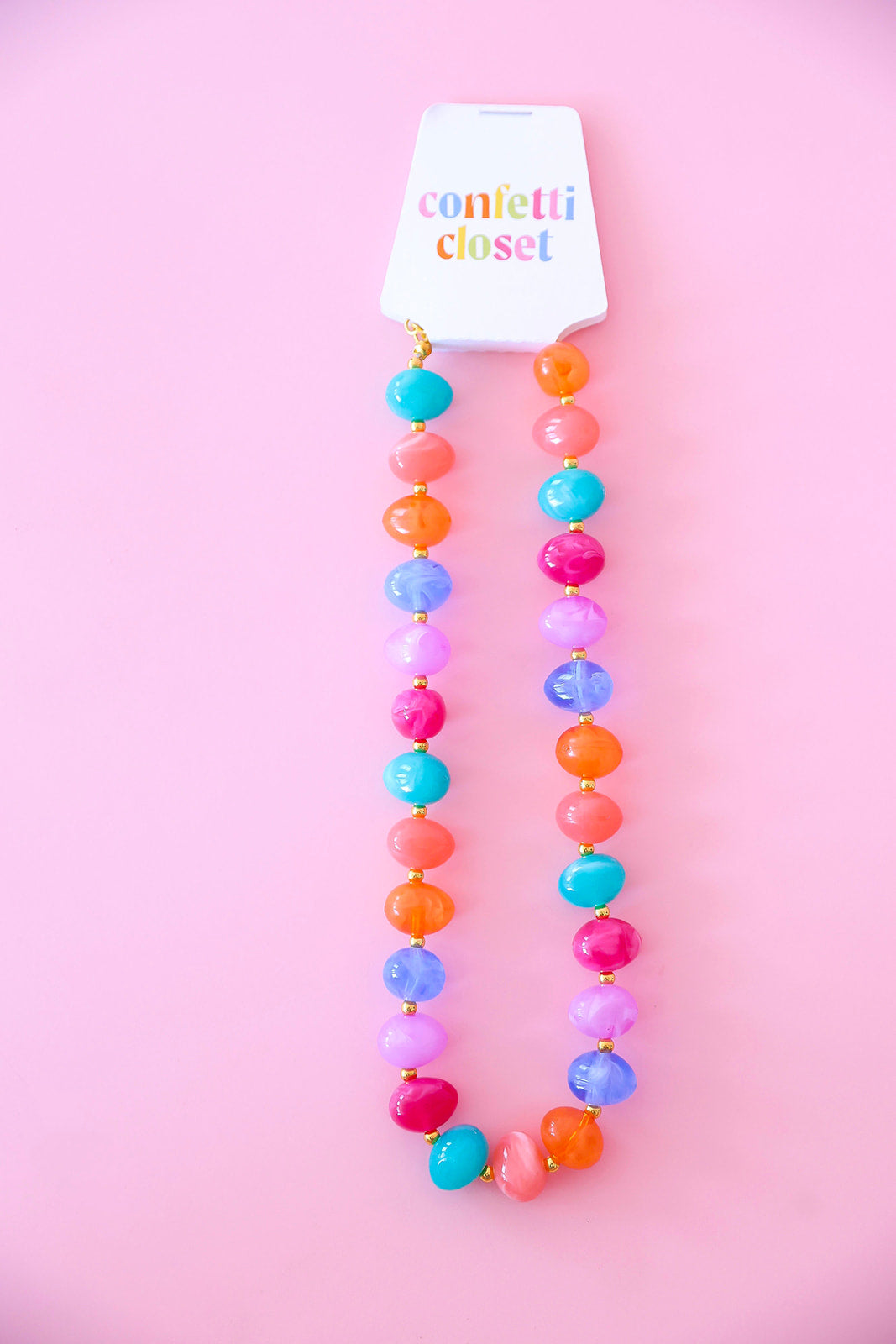 Bright Idea Beaded Necklace
