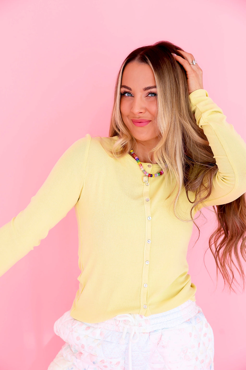 Bright Side Ribbed Top