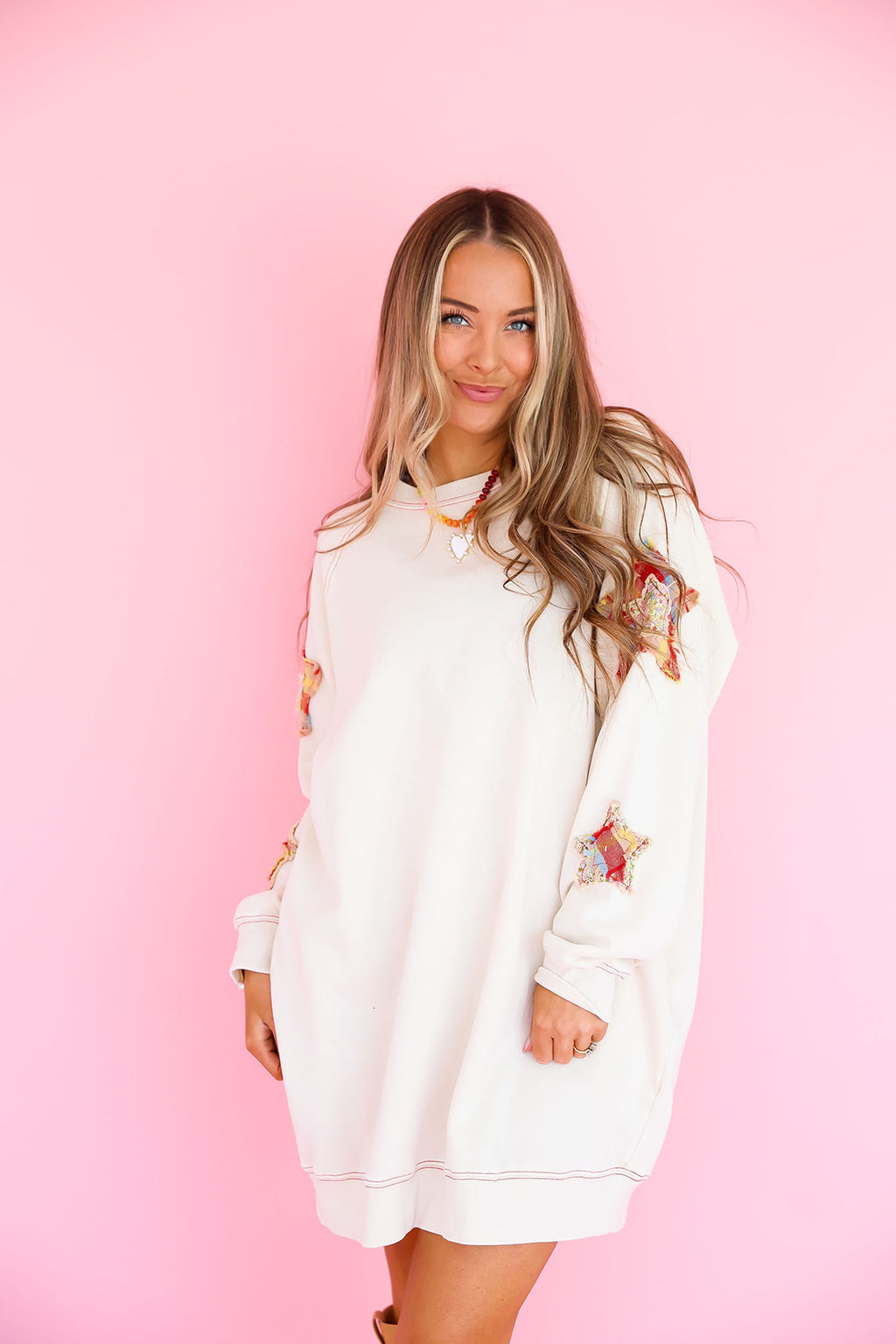 Bright Side Sweatshirt Dress