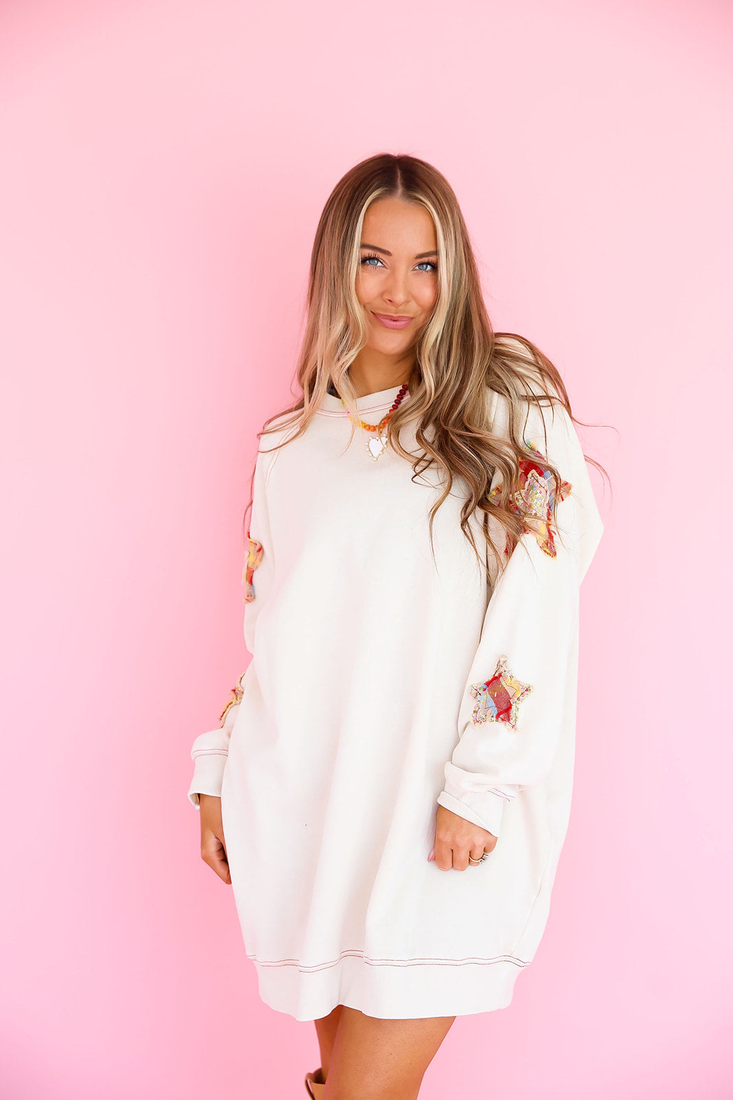 Bright Side Sweatshirt Dress