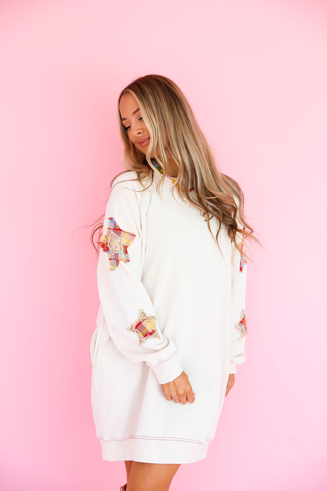 Bright Side Sweatshirt Dress