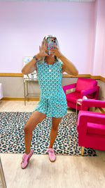 Pattern Play Tie Front Romper