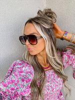 Natalie Oversized Aviator Sunglasses