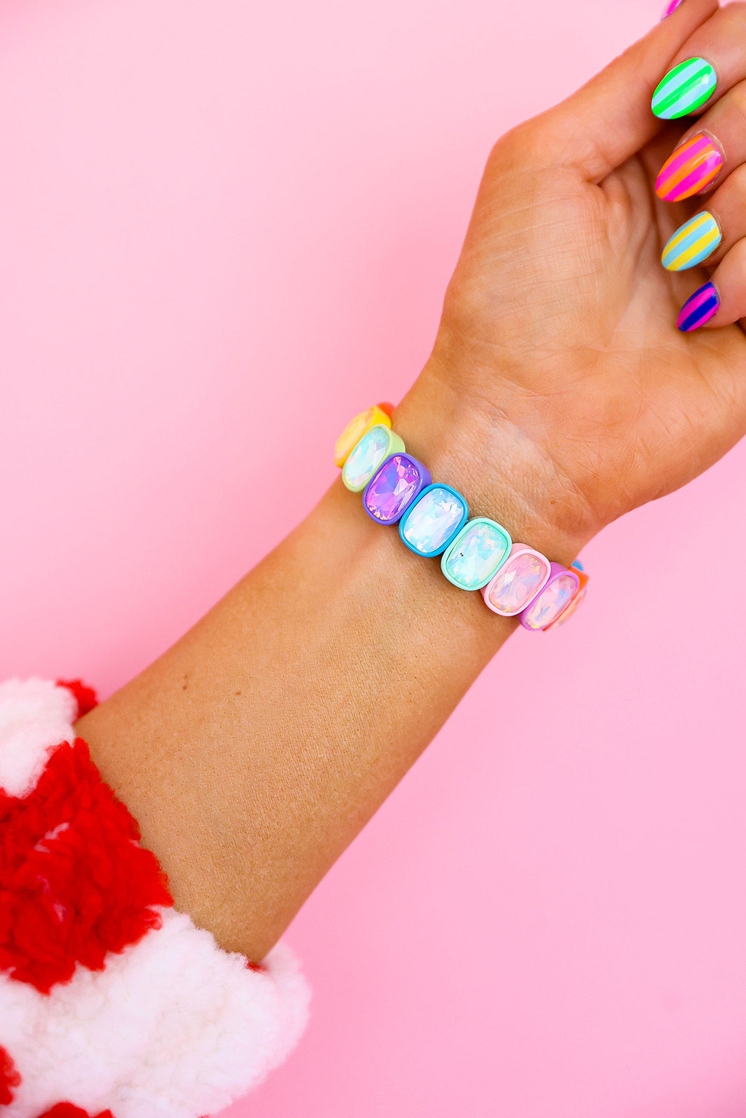 Candy Gem Oval Bracelet