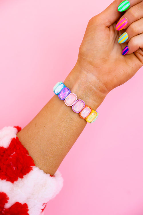 Candy Gem Oval Bracelet Restock