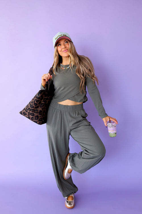 Casually Cute Set – Smoky Fern