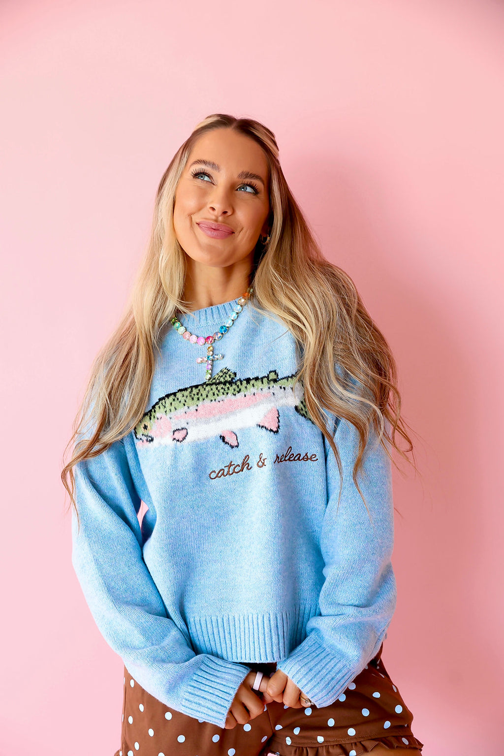 Catch & Release Sweater – Sky