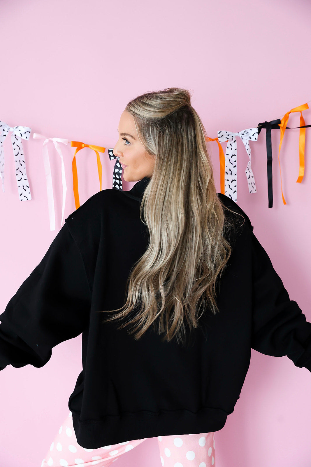 Caught In Your Web Reversible Sweatshirt