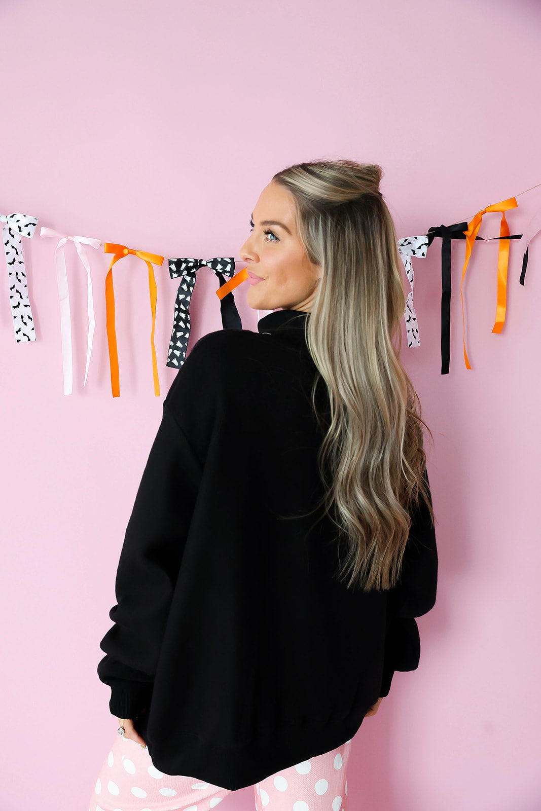 Caught In Your Web Reversible Sweatshirt