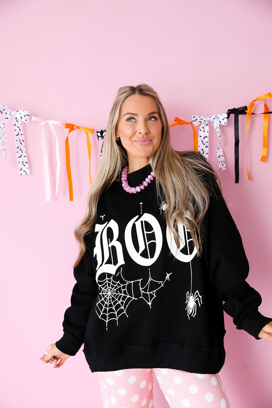 Caught In Your Web Reversible Sweatshirt