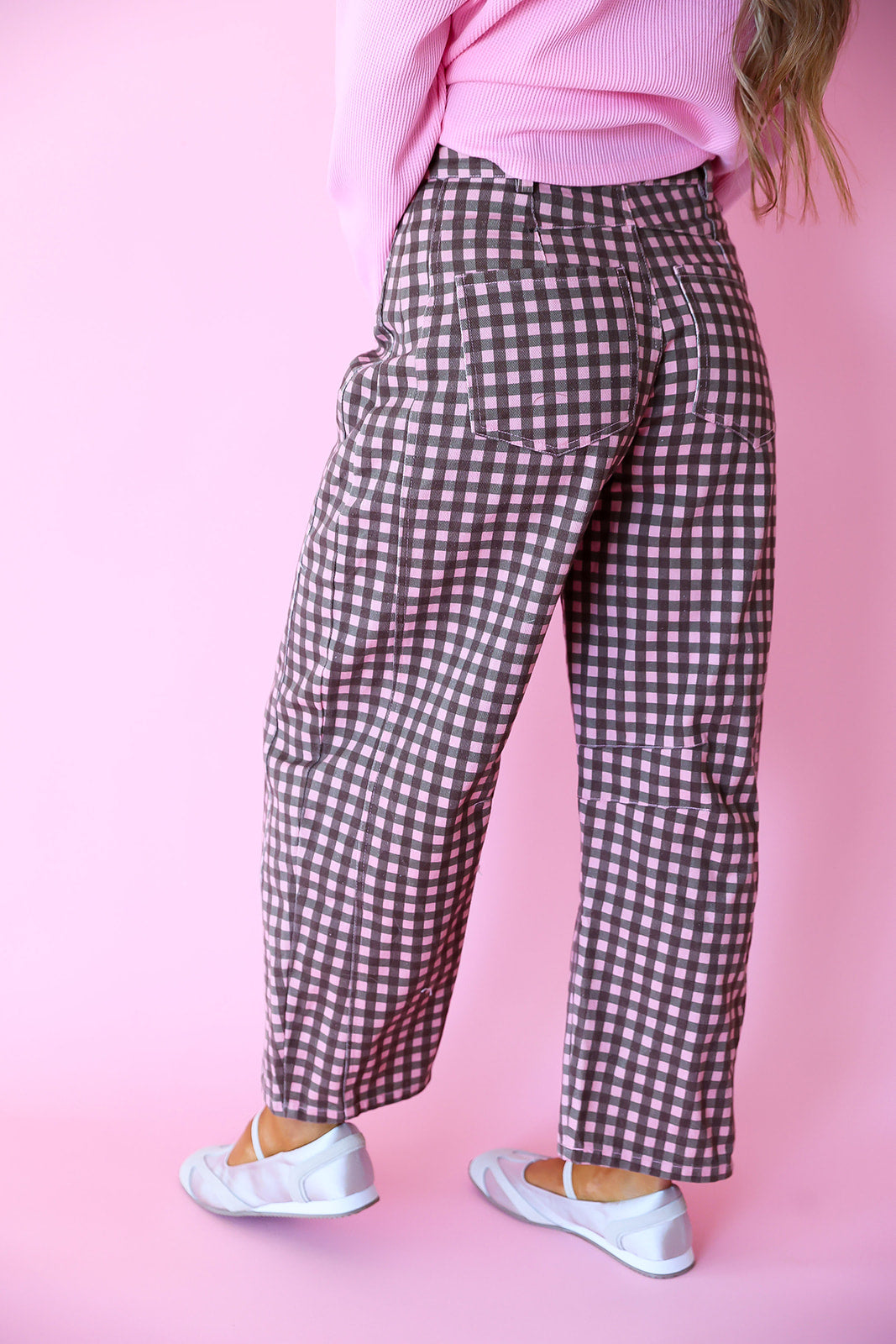 Caught My Eye Gingham Pants