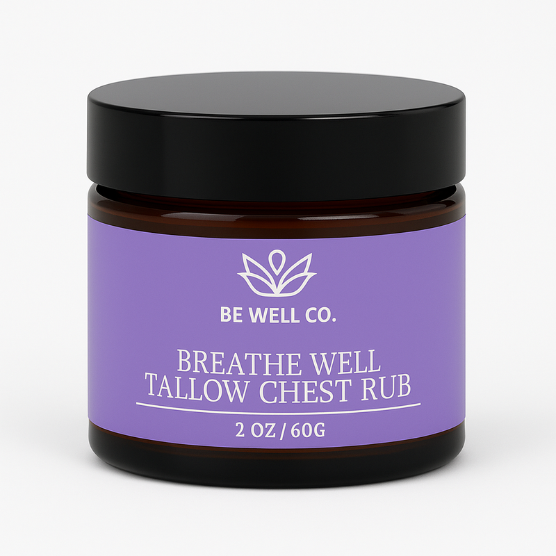 PREORDER: Be Well- Breathe Well Tallow Chest Rub 2oz