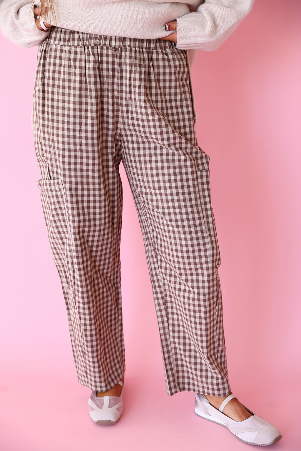 Check Me Out Pants – Mocha/Taupe
