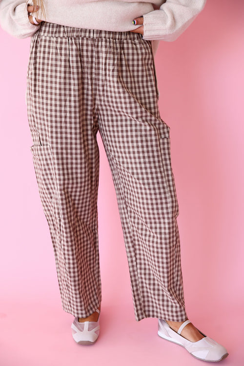 Check Me Out Pants – Mocha/Taupe