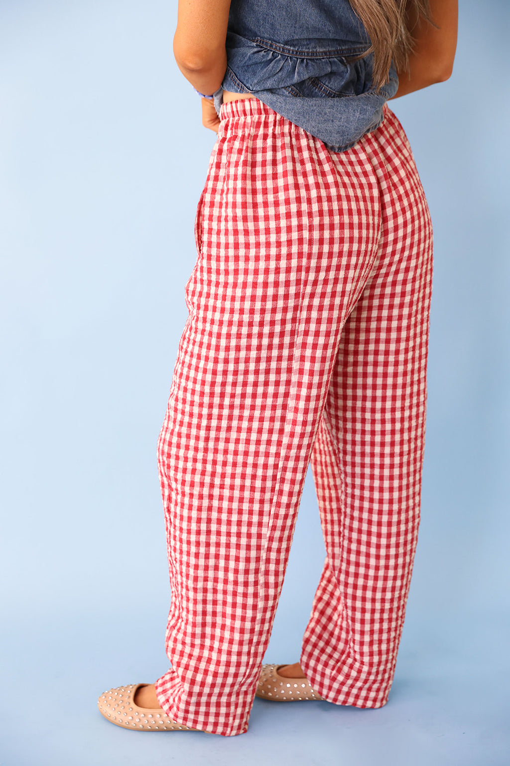 Check The Agenda Gingham Pants