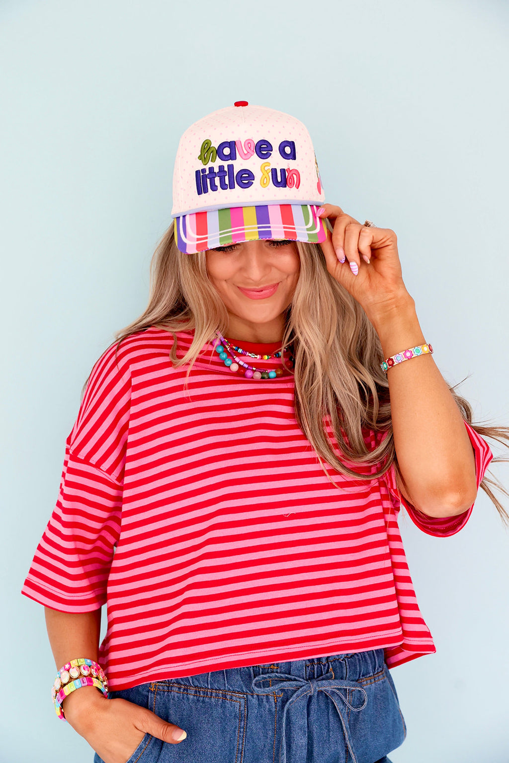 Cherry Pop Stripe Top