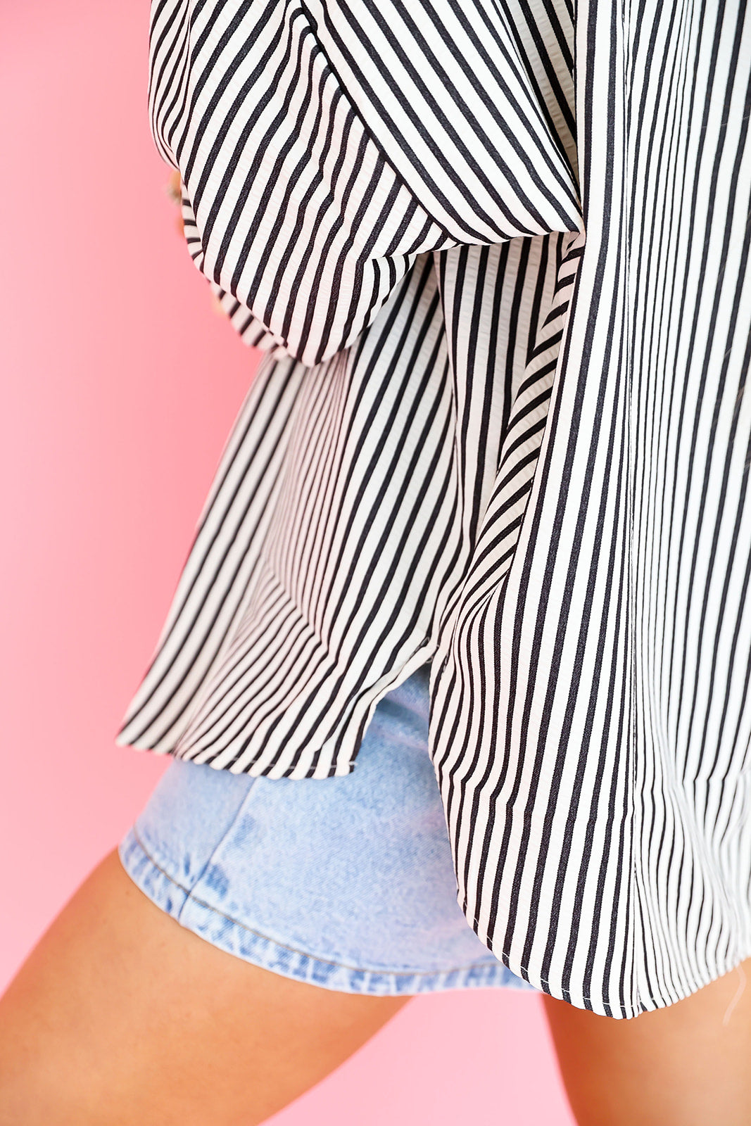 City Lines Button-Up Top