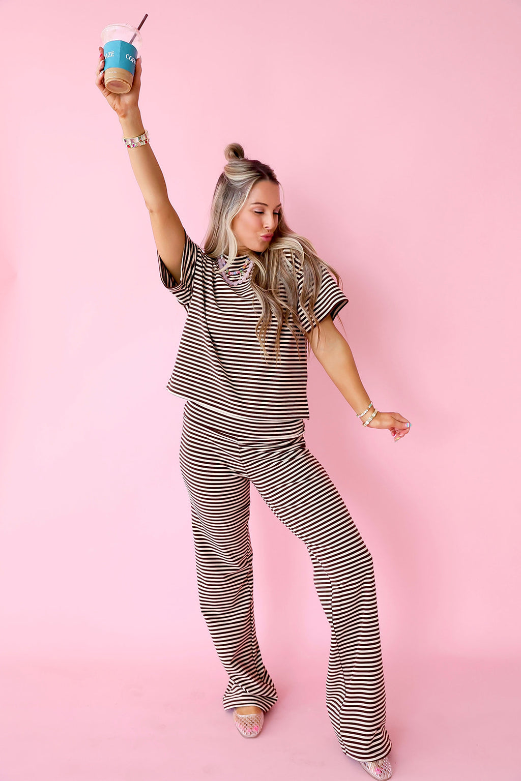 Coffee Break Stripe Set