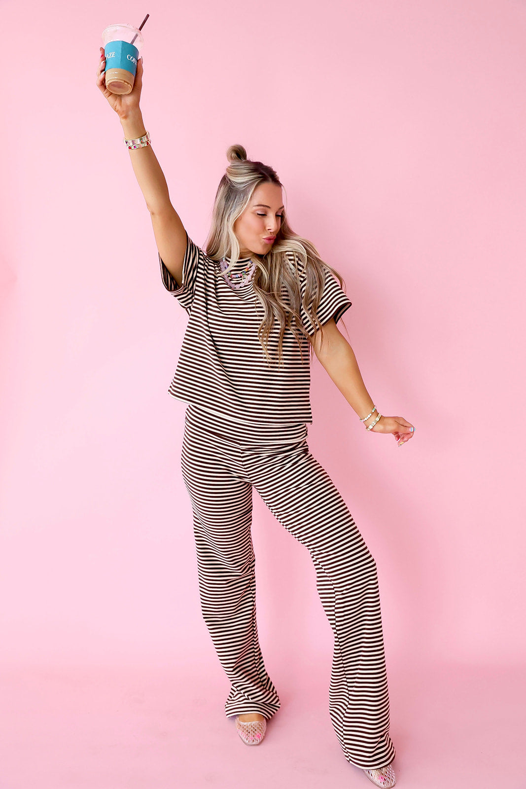 Coffee Break Stripe Set