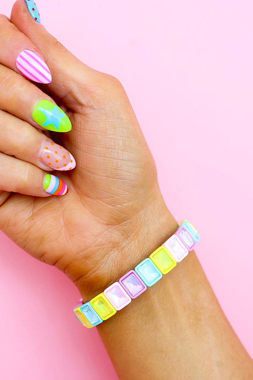Color Me Happy Bracelet- Pastel Combo