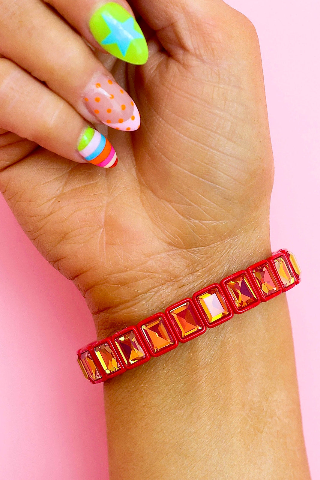 Color Me Happy Bracelet- Red