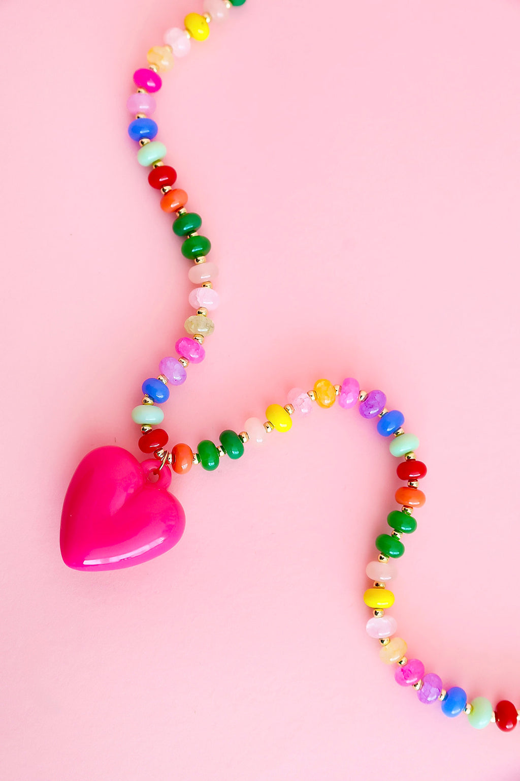 Color Me Happy Heart Necklace