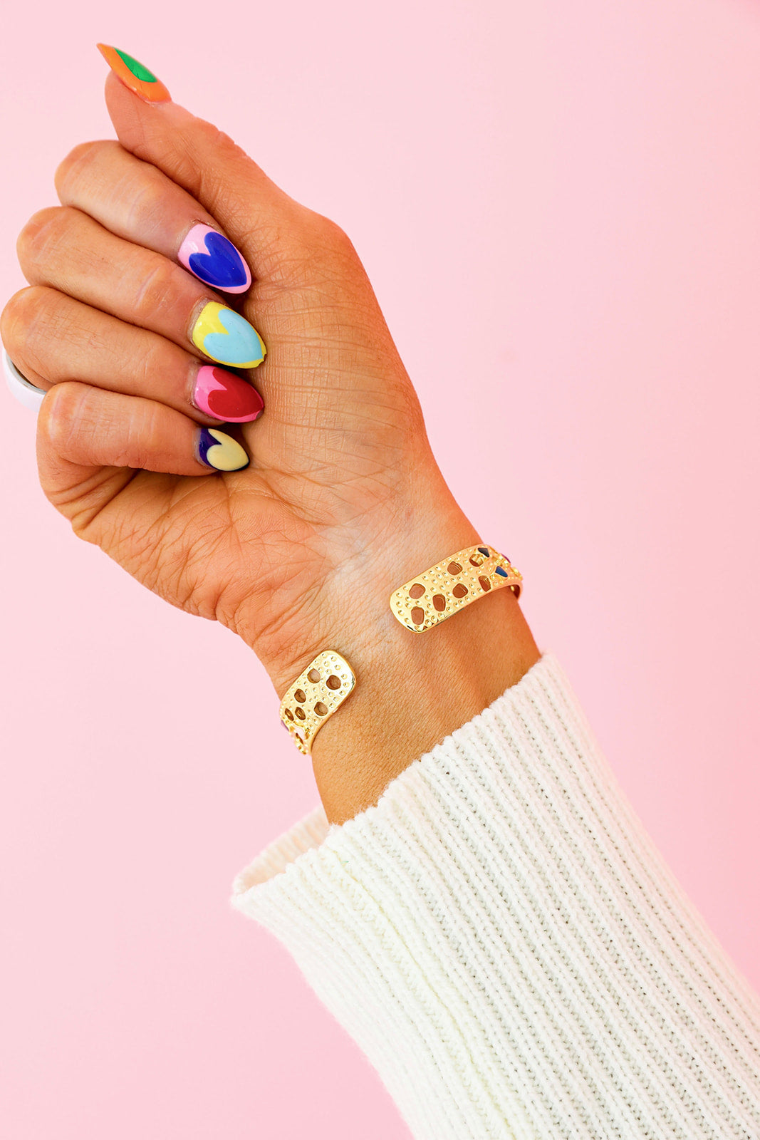 Color Pop Heart Cuff