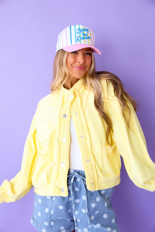 Color Pop Jacket – Yellow