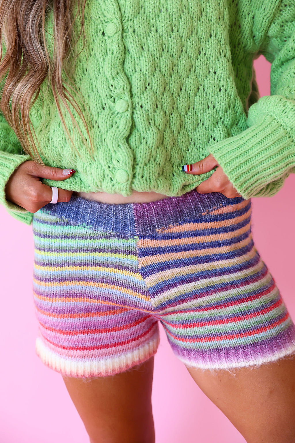 Colorburst Sweater Shorts